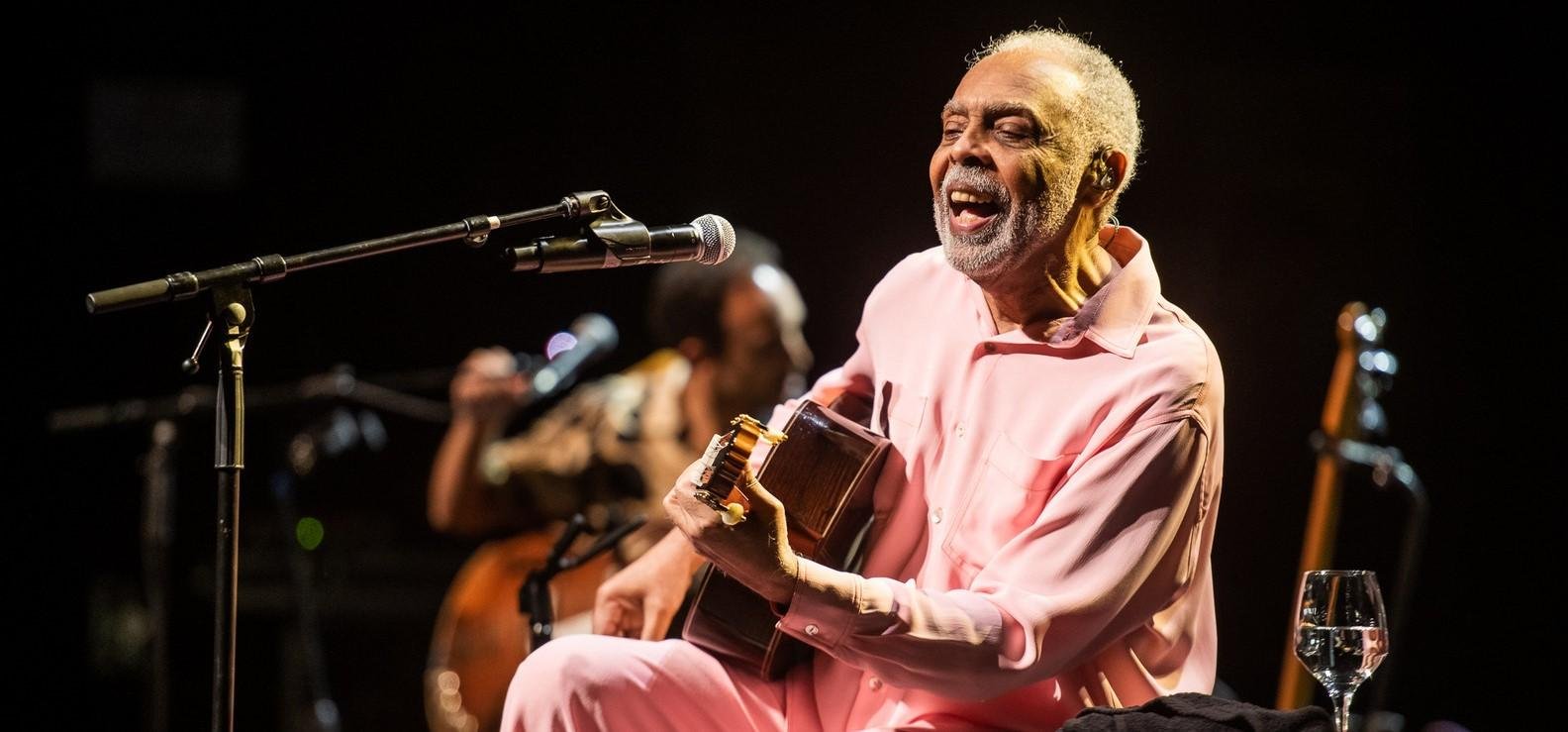 Gilberto Gil apresenta a sua turn&ecirc; "In Concert", no Audit&oacute;rio Ara&uacute;jo Vianna