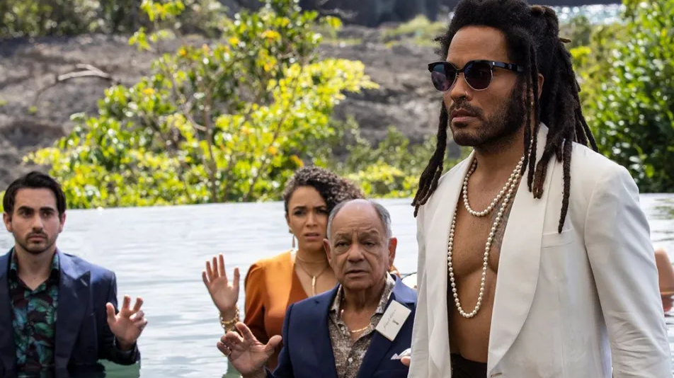 Kravitz em cena do filme "Casamento Armado", com Jennifer Lopez e Josh Duhamel